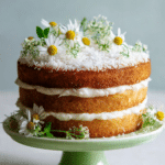 Lemon Coconut Naked Cake with Whipped Vanilla Buttercream