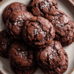 Fudgy Chocolate Tahini Cookies