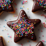 Chocolate Covered Sprinkle Cookies