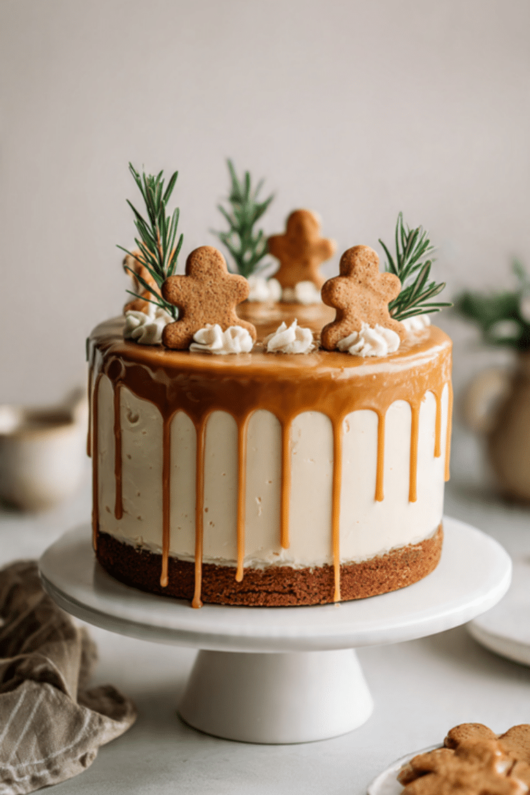 Gingerbread Drip Cake