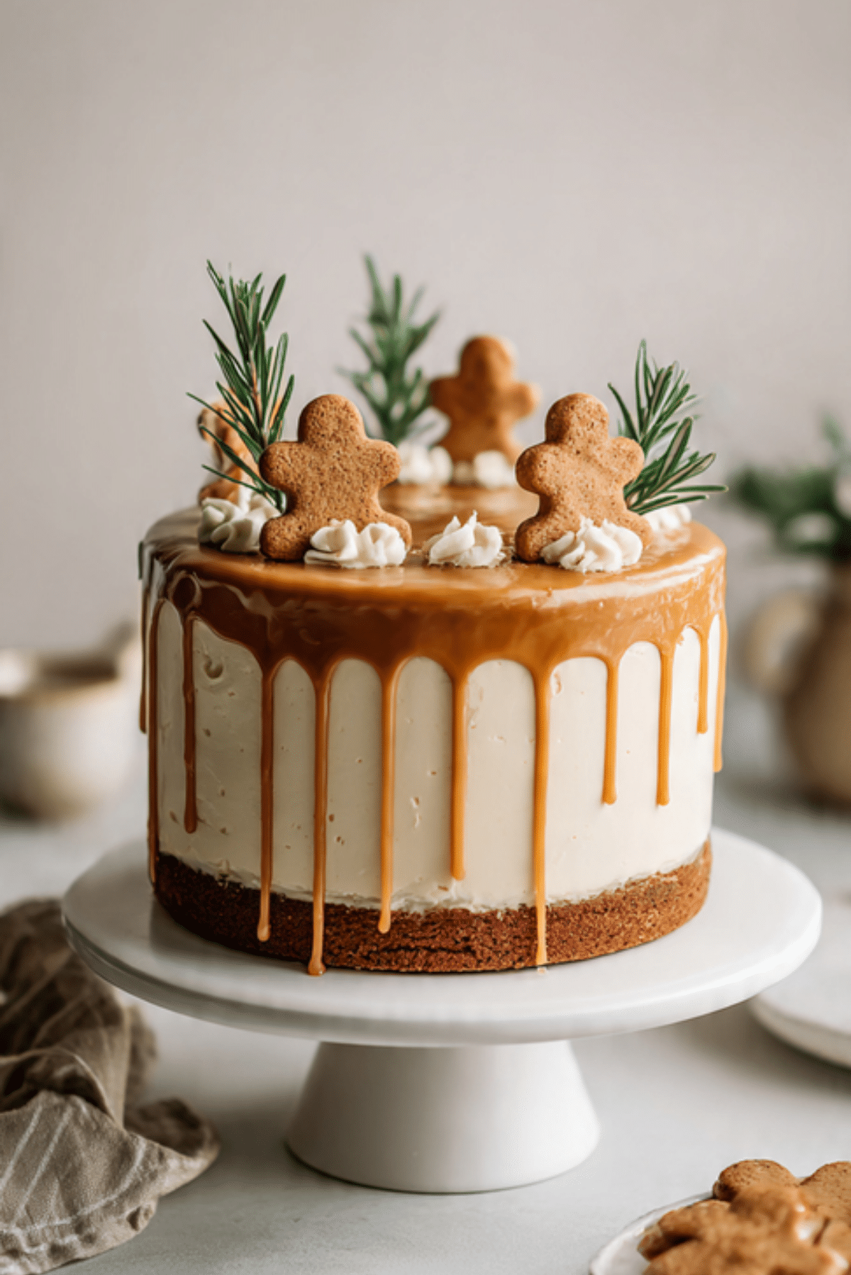 Gingerbread Drip Cake
