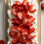 Strawberry Shortcake Sheet Cake
