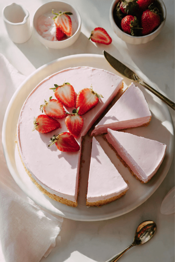 Easy Strawberry Ice Cream Cake