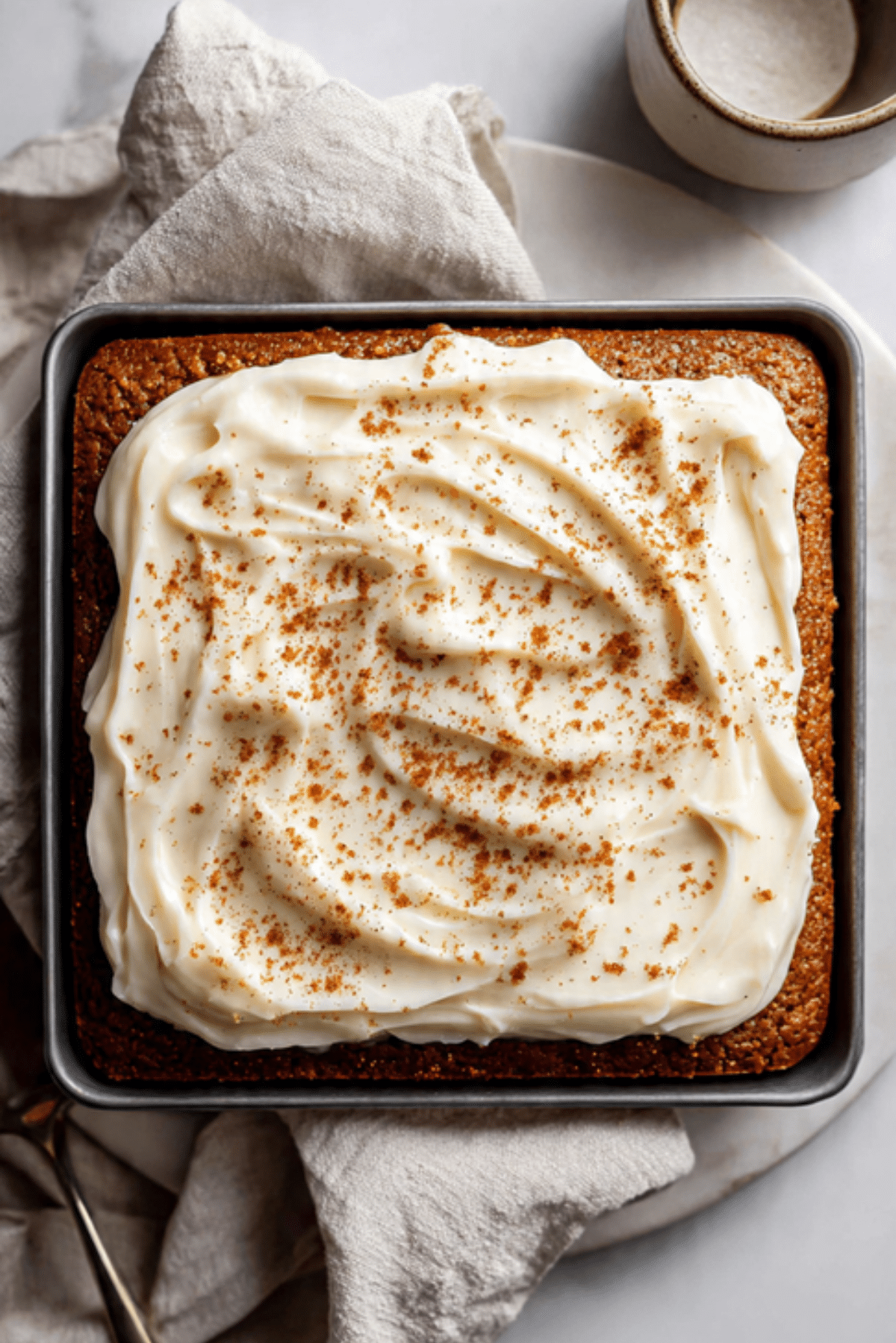 Gingerbread Traybake Cake