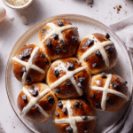 Chocolate Hot Cross Buns