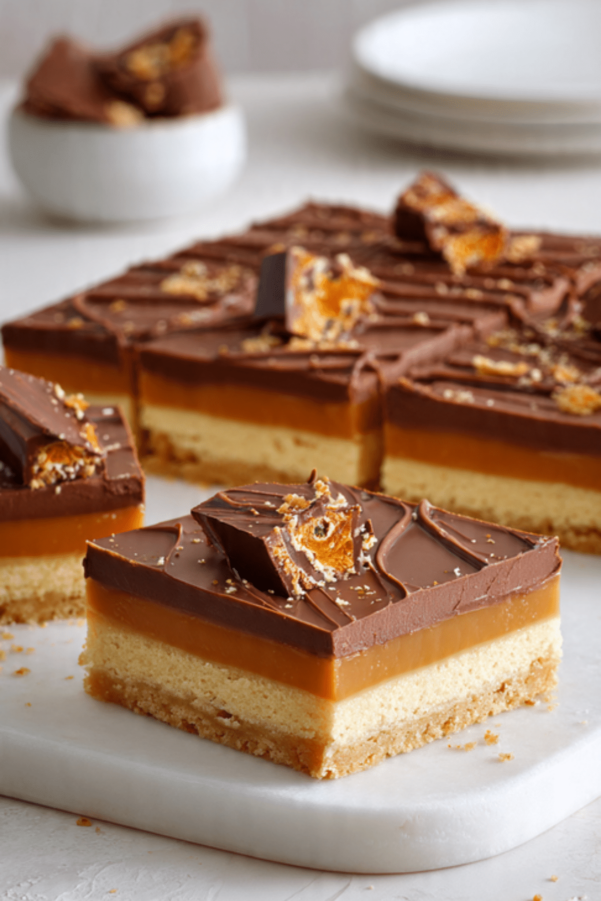 Terry’s Chocolate Orange Millionaires Shortbread