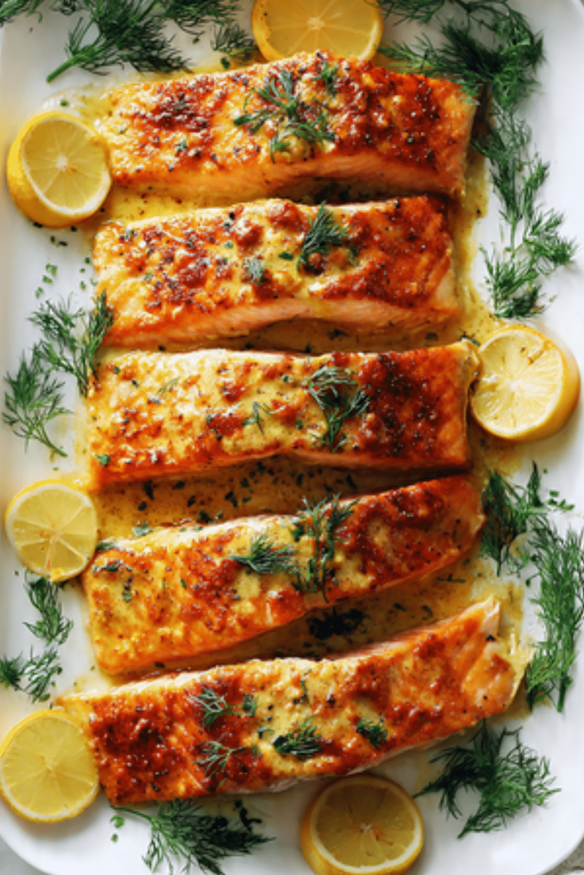 Sheet Pan Honey Mustard Salmon