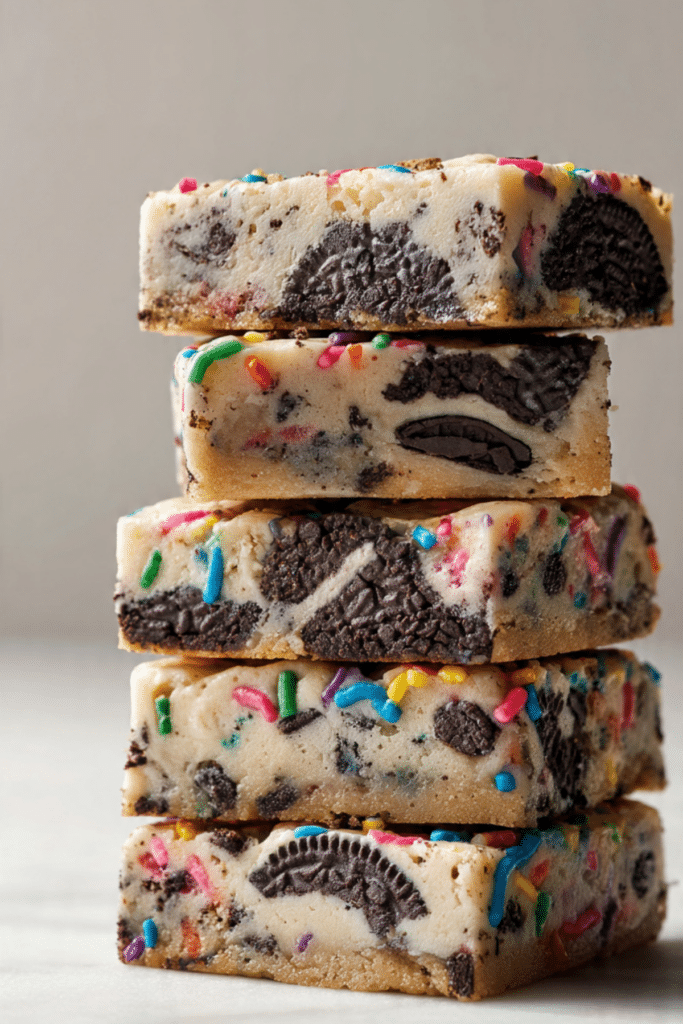 Funfetti Oreo Bars