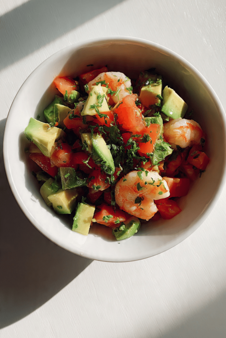 Avocado Shrimp Salsa