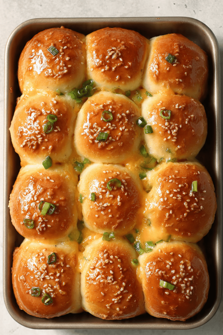 Salted Honey Butter Jalapeño Cheddar Rolls