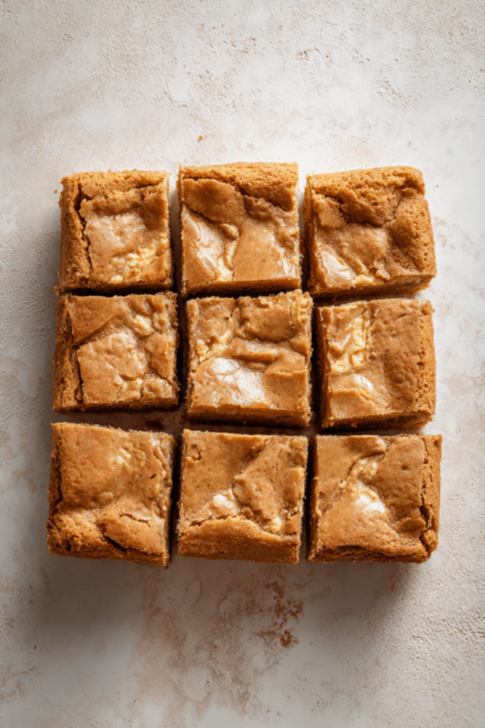 Custard Cream Blondies