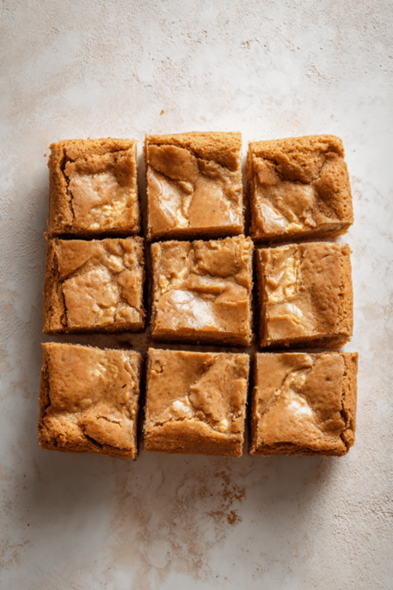 Custard Cream Blondies